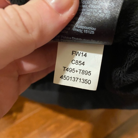 Black North Face Hooded Fleece Lined Jacket Size Small - Picture 5 of 5